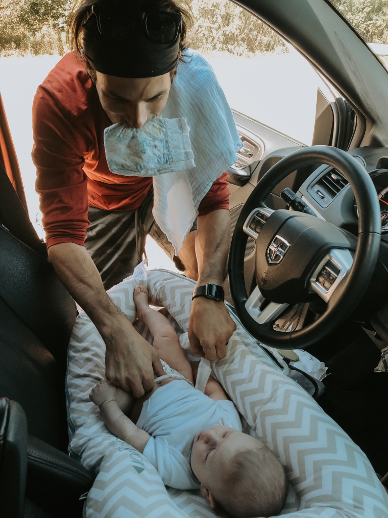 road trips with newborns